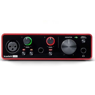[Tặng Cable 3m] Focusrite Scarlett Solo Gen 3 Sound Card Âm Thanh - Focus USB Audio Interface SoundCard (3rd - Gen3)