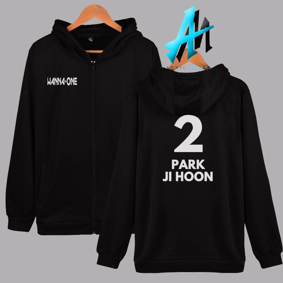 Áo Khoác Hoodie Khóa Kéo Cho Fan Của Kpop Wanna One