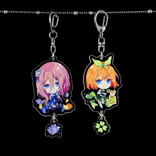 Jinshiyuang.my [Wefeng] Móc Khóa Anime The Quintuplets Nakano Miku Dùng Làm Quà Tặng