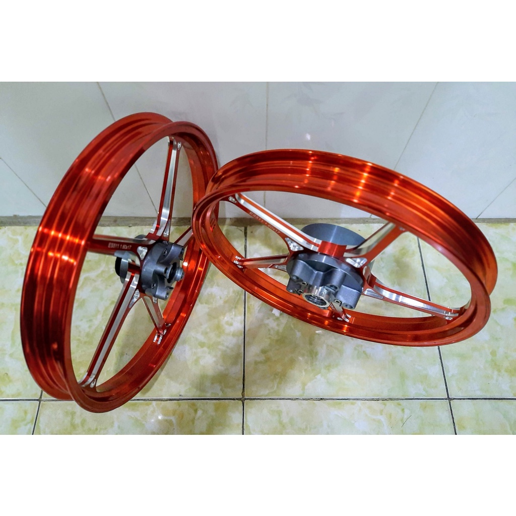 Mâm CNC Xmode kiểu K9 loại cao cấp dùng cho Exiter 150-155 bản 1.6 trước sau