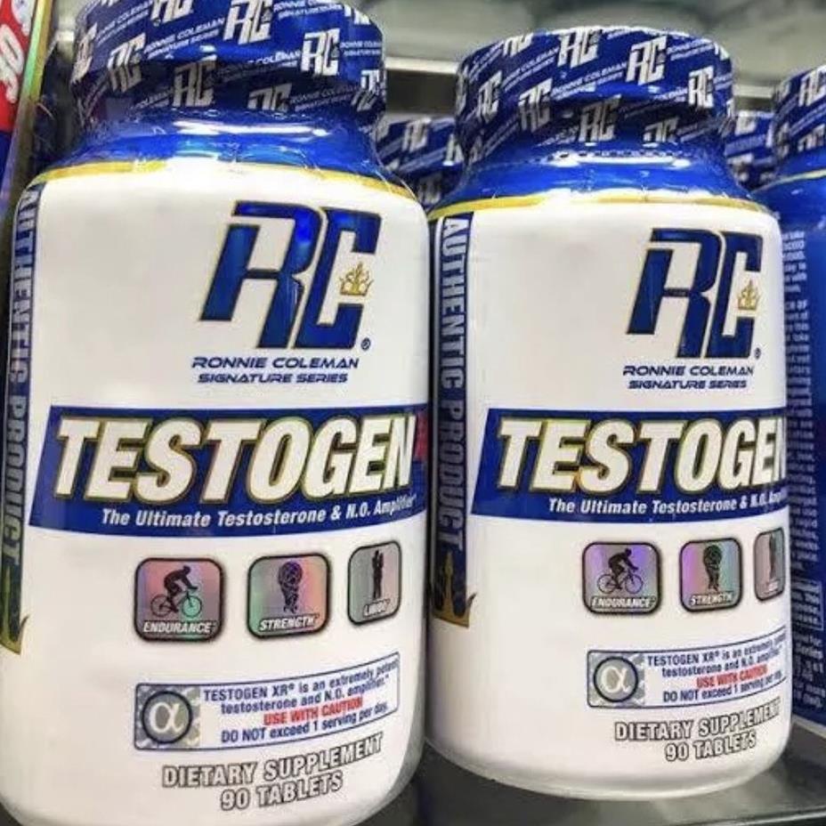 Testogen Viên Hỗ Trợ Tăng Testosteron Tăng Test và Tăng Sinh ly Giúp Tăng Cơ Ronnie Coleman Testogen XR 90 Viên