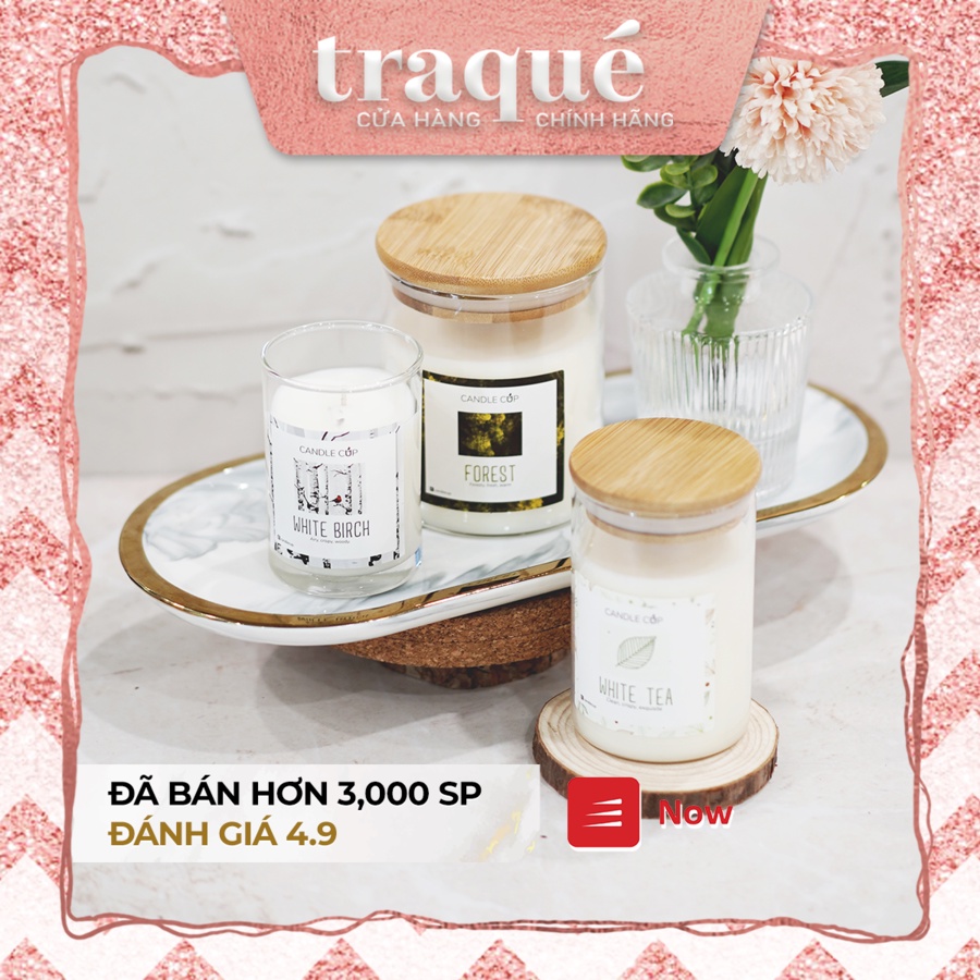 [New] Nến thơm tinh dầu cao cấp không khói an toàn Candle Cup / Agaya