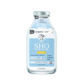 (Chính hãng) 1 miếng Mặt nạ sáng da SHO MILKY DROP MASK (2-STEP)