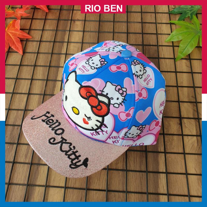 Nón bé gái in 3d hình Hello Kitty, bé từ 3-10 tuổi RBN092