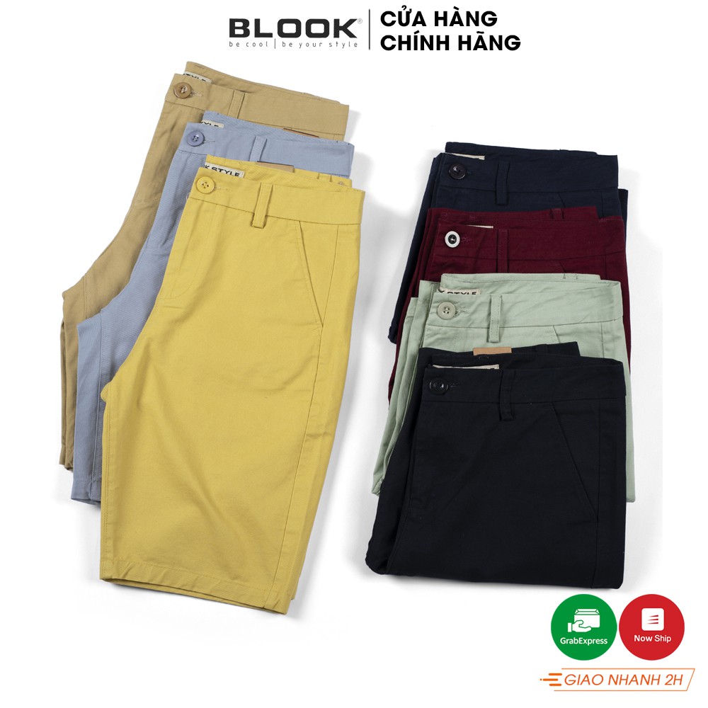 Quần short kaki BLOOK chất vải kaki mềm form lửng ngang gối nhiều màu 30081 ( HÌNH THẬT) | BigBuy360 - bigbuy360.vn