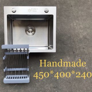 Chậu rửa bát đúc 1 hố Kagol 45*40*24cm