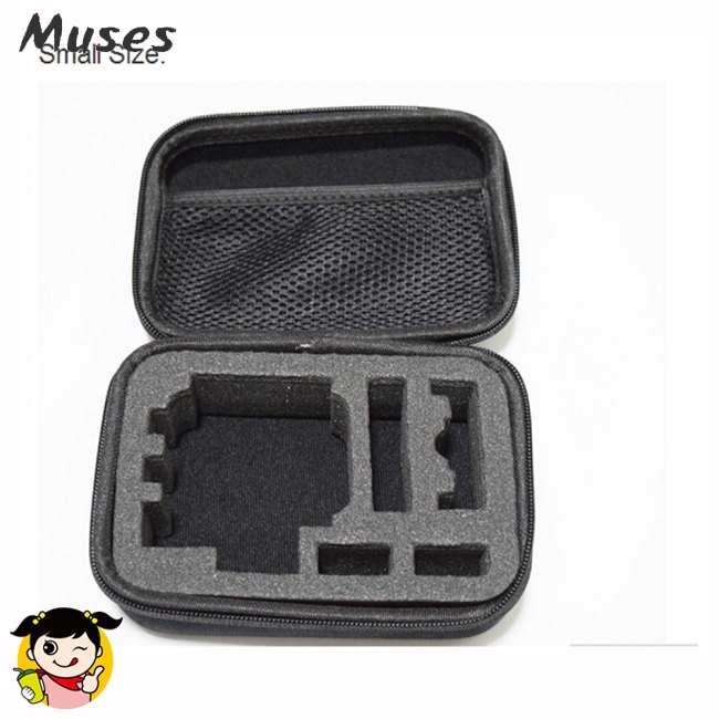 Túi đựng máy ảnh EVA màu đen chống sốc cho GoPro Hero 5/4/3+