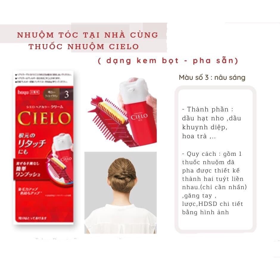 THUỐC NHUỘM TÓC CIELO NHẬT BẢN