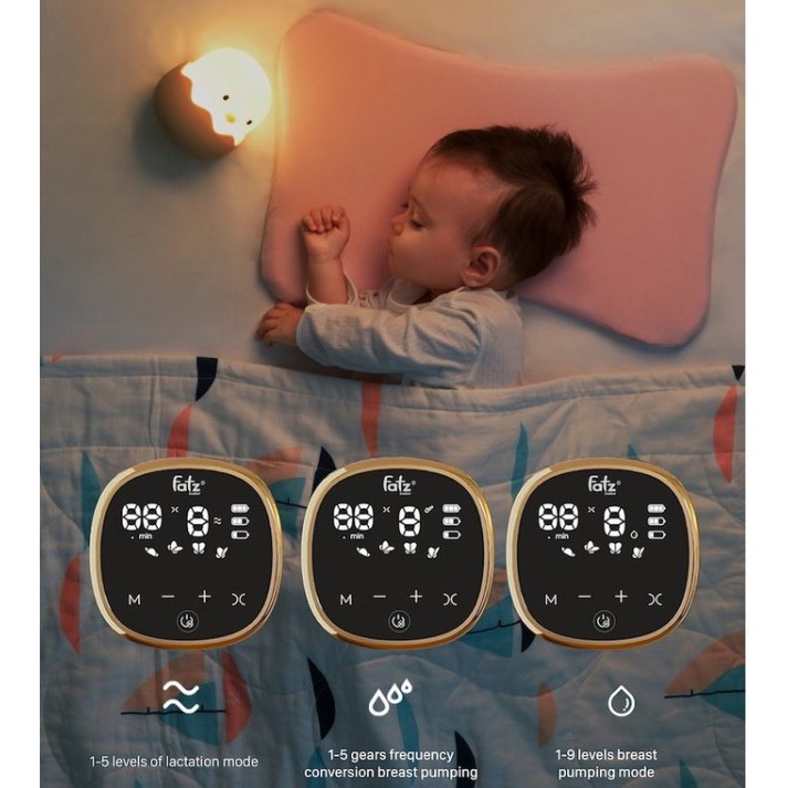 Máy hút sữa điện đôi có pin sạc Fatz Fatzbaby Resonance 4 - FB1182VN (Công nghệ Nhật)