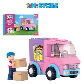 Đồ chơi lắp ráp sáng tạo TINITOY xe vận chuyển bao gồm 102 mảnh ghép YY590562