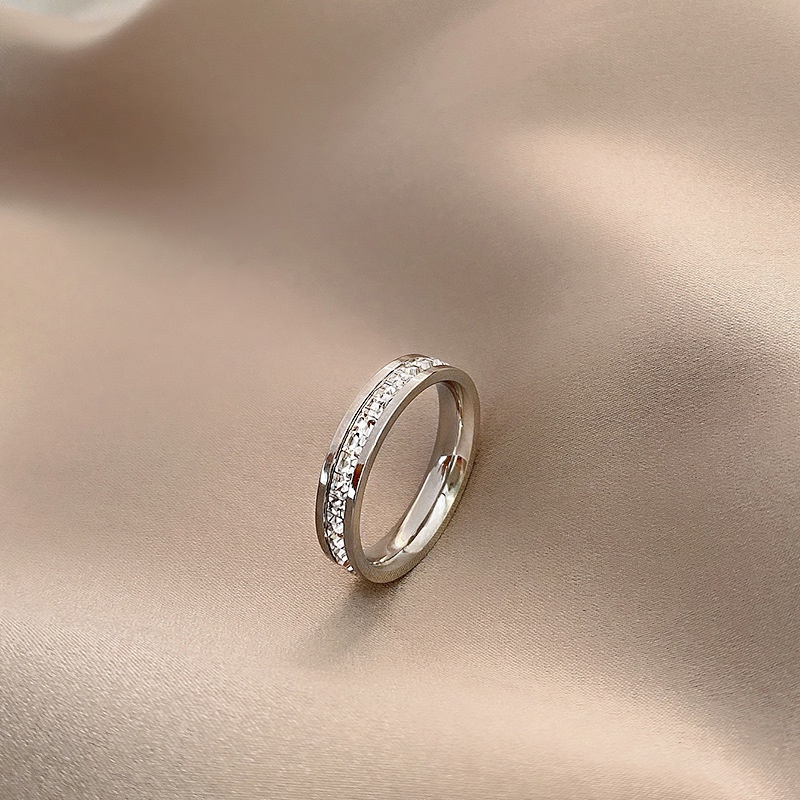 ❤zheting❤  Thép Titan Thiết Kế Đơn Giản Dành Cho Cặp Đôi