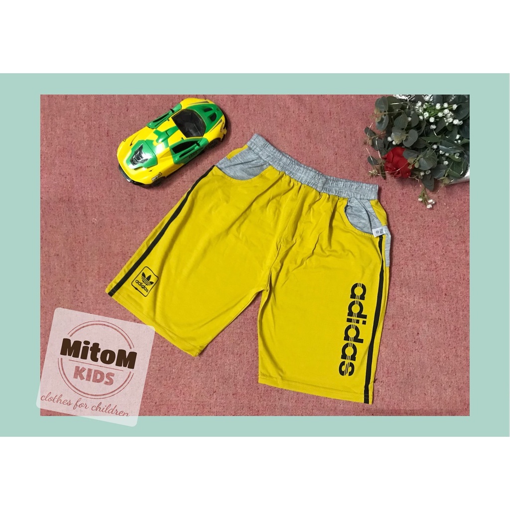 Quần ngắn cotton bé trai size đại ♥️ FREESHIP ♥️ Chất thun cotton mềm mịn, có túi, đường may chắc chắn cực chất
