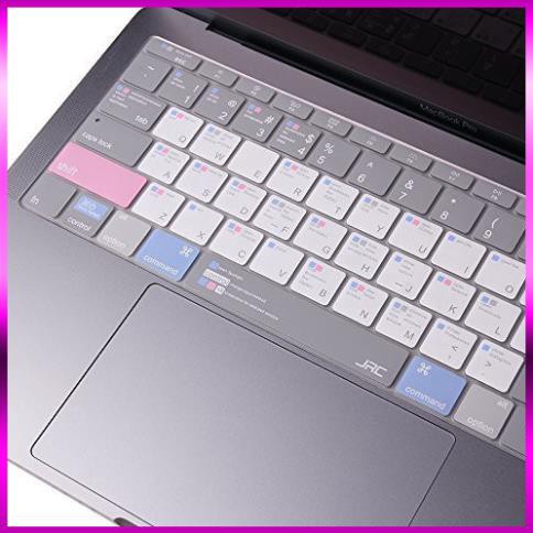 [Hỏa Tốc - Nhanh - Tiết Kiệm] Phủ bàn phím JRC ShortCut màu Xám cho Macbook đủ dòng