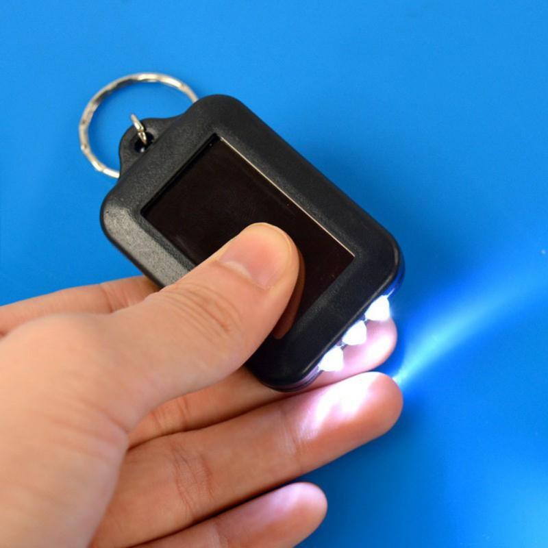 Móc khóa đèn pin mini sạc năng lượng mặt trời