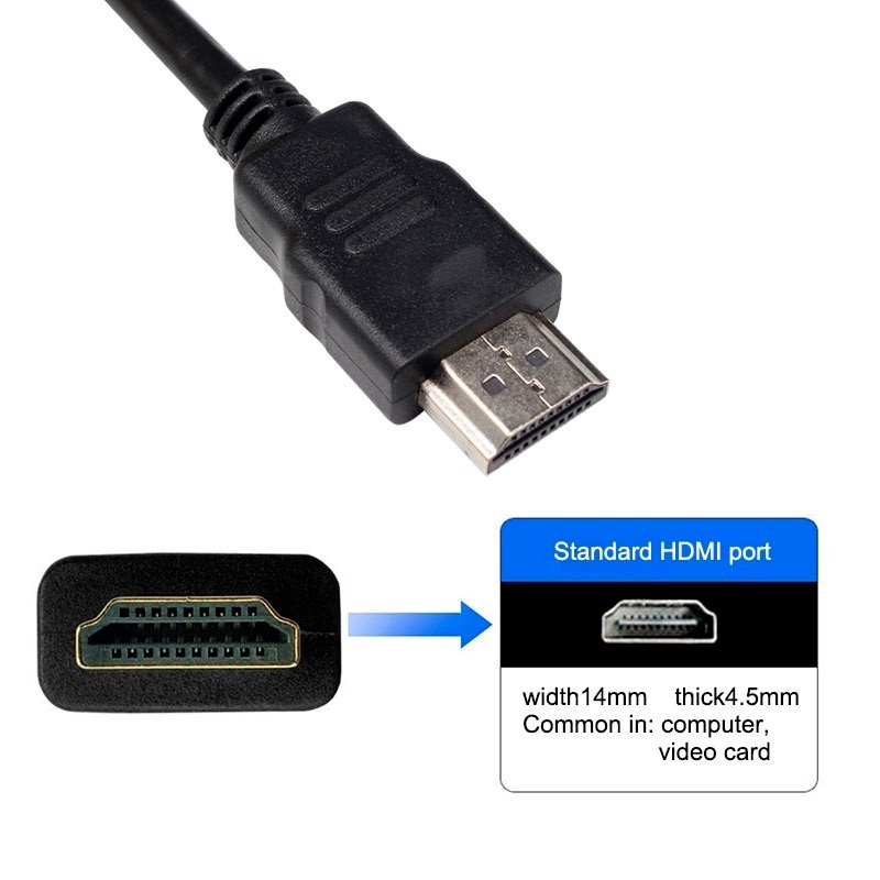 Dây Cáp Chuyển Đổi HDMI 4K 60Hz Tốc Độ Cao 18Gbps 4K / 720P / 1080P UHD TV Blue-ray Xbox PS4 PS3 PC
