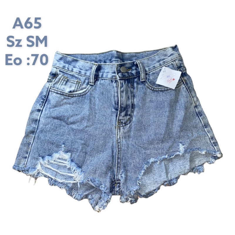 Quần jeans đùi nữ 2hand L1