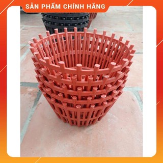 BỘ 10 CHẬU NHỰA GIẢ GỖ NAN PHỤ PHI 20