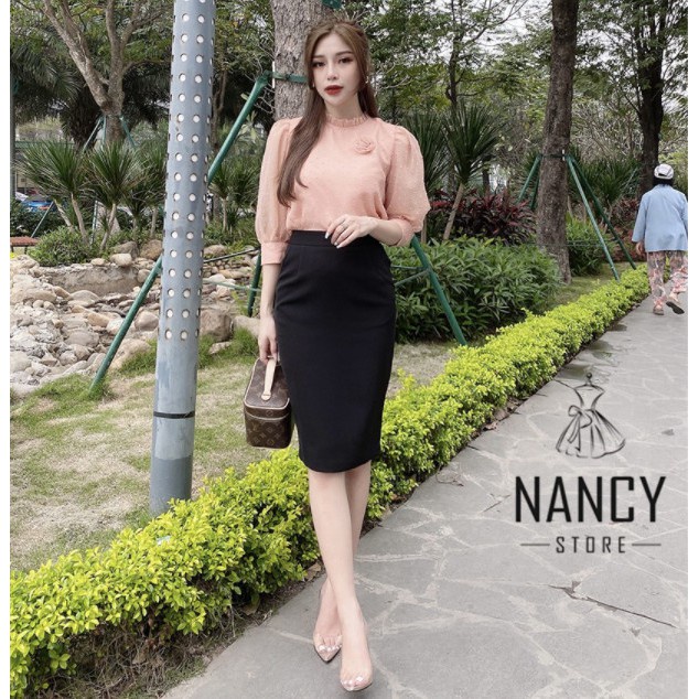 Set bộ chân váy kèm sơ mi công sở thiết kế chữ A cao cấp lịch thiệp giúp chị em tự tin khi đi chơi, làm viêc, tự tin hơn | BigBuy360 - bigbuy360.vn