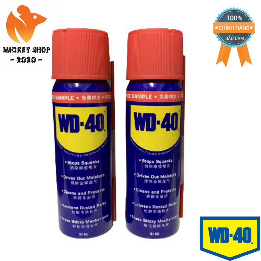 [ KHUYÊN DÙNG ] Chai xịt bôi trơn đa năng WD-40 Multi-Use Product 51ml