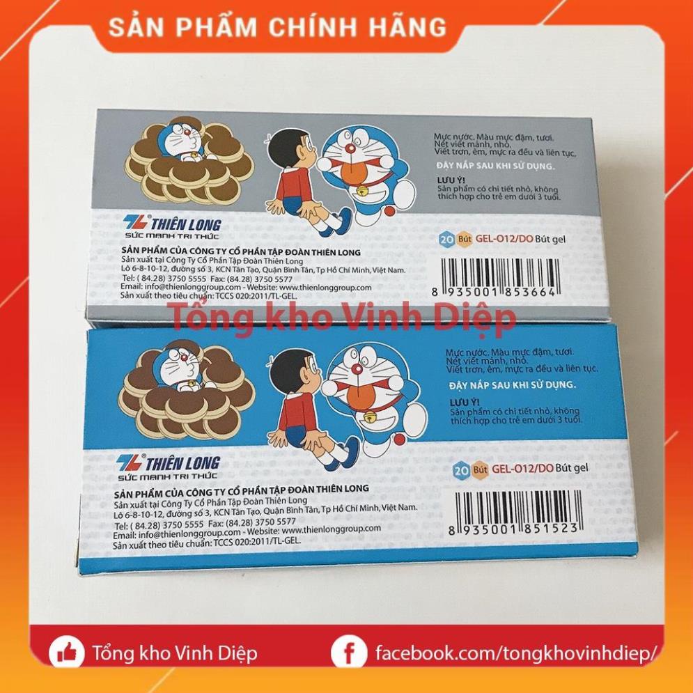 Bút bi mực nước, bút mực gel Doraemon học sinh nét nhỏ