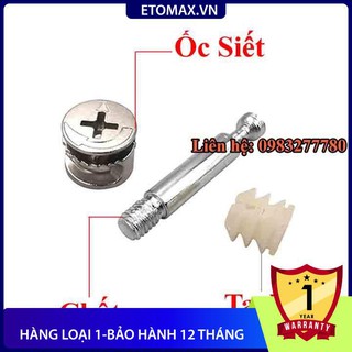 [Hàng loại 1-Bảo hành 12 tháng] Bộ 50 chốt ốc cam ( ETOMAX )