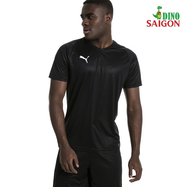 Áo thun thể thao nam Puma Liga Core (màu Black) - Hàng chính hiệu