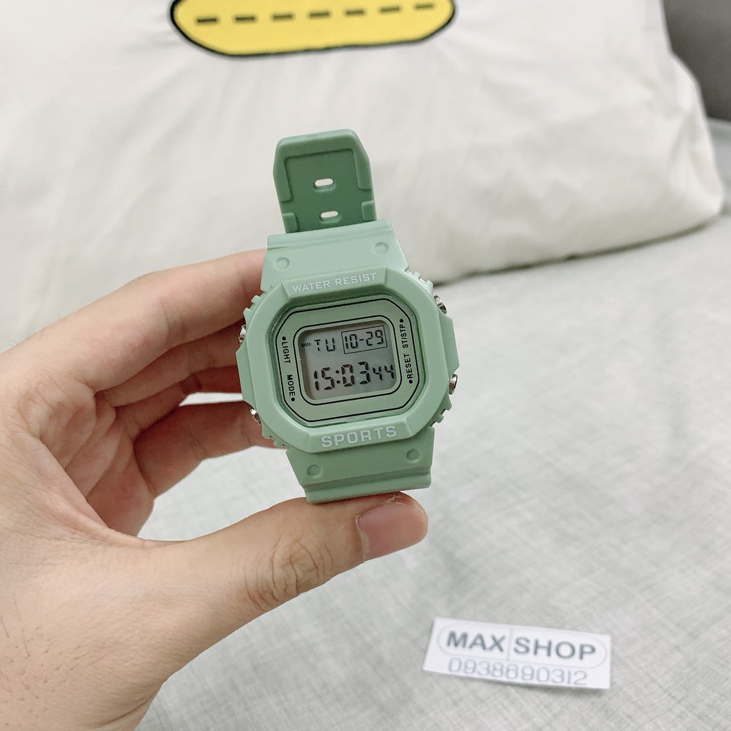 🥑Đồng Hồ Xanh Bơ Xanh matcha Thể thao nam nữ (Kèm ảnh thật)