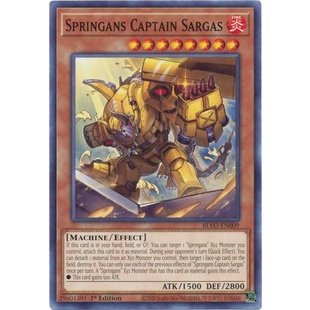 Thẻ bài Yugioh - TCG - Springans Captain Sargas / BLVO-EN009'