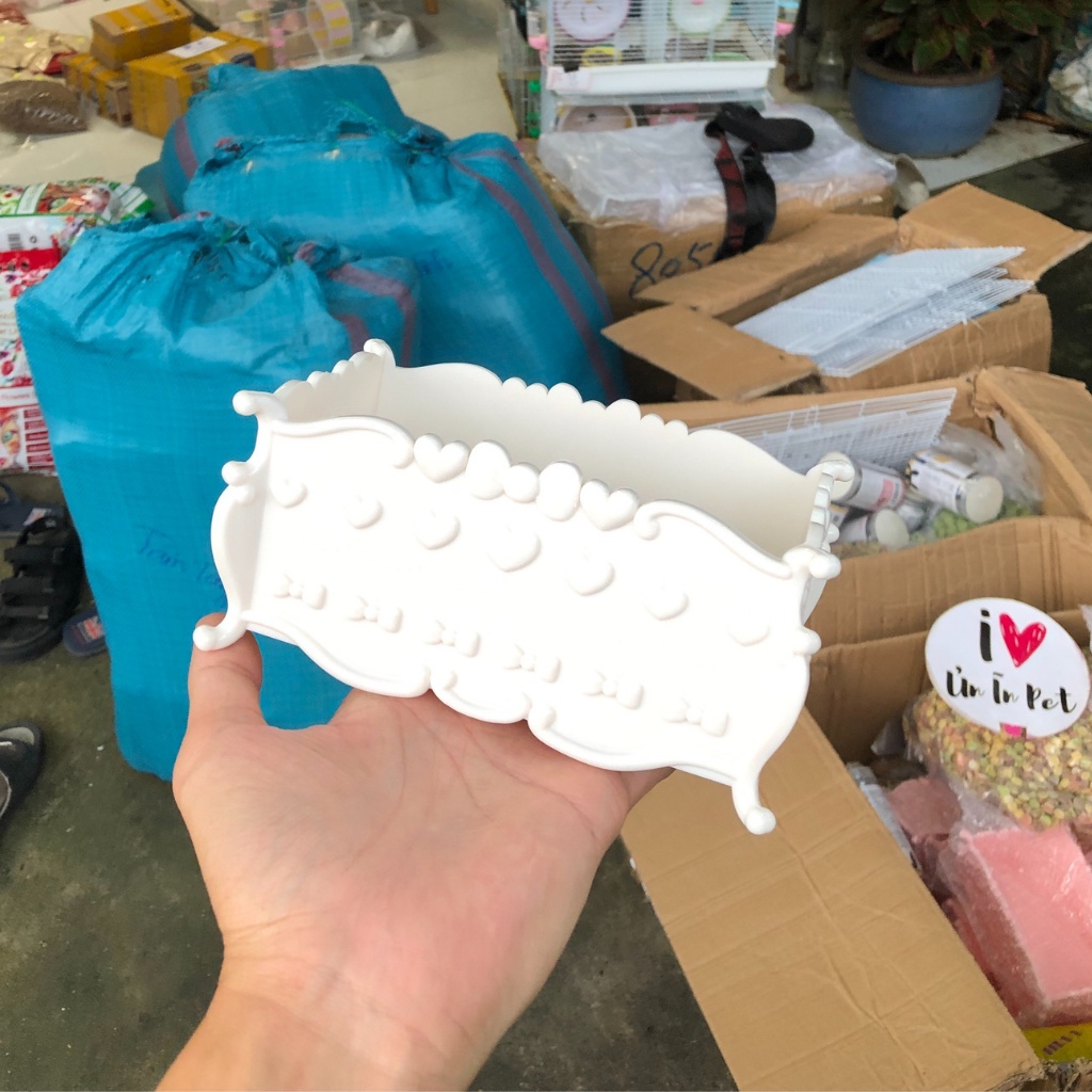 Nhà tắm hamster, CÔNG CHÚA trong suốt, trắng, hồng