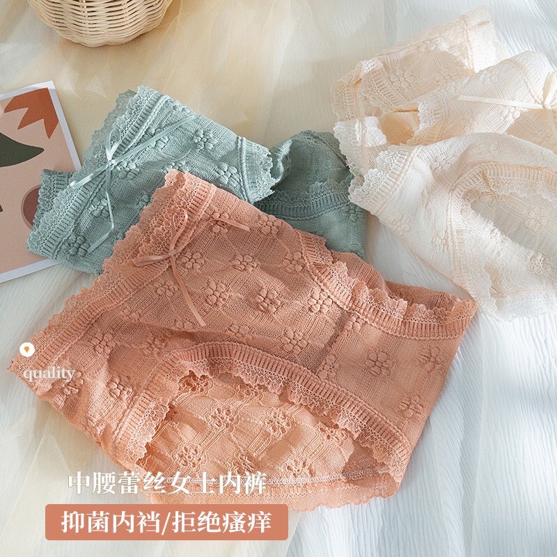 Sét 5 quần lót ren nhí cao cấp,quần lót nữ
