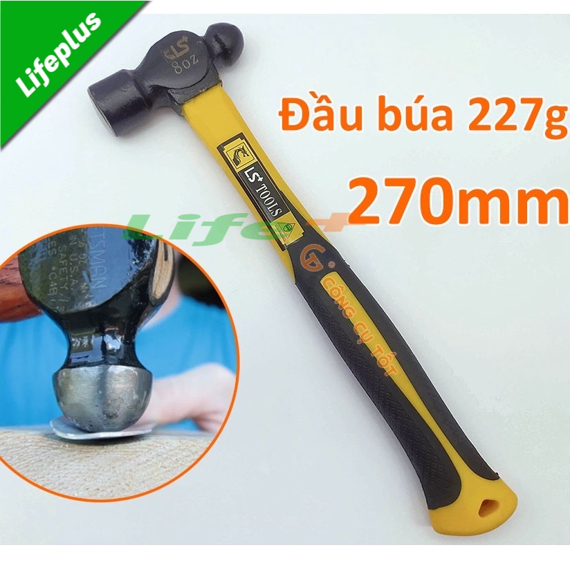 Búa bi cán nhựa 270mm nặng 227g 8oz