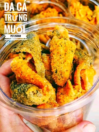 Da cá trứng muối pet 250gr