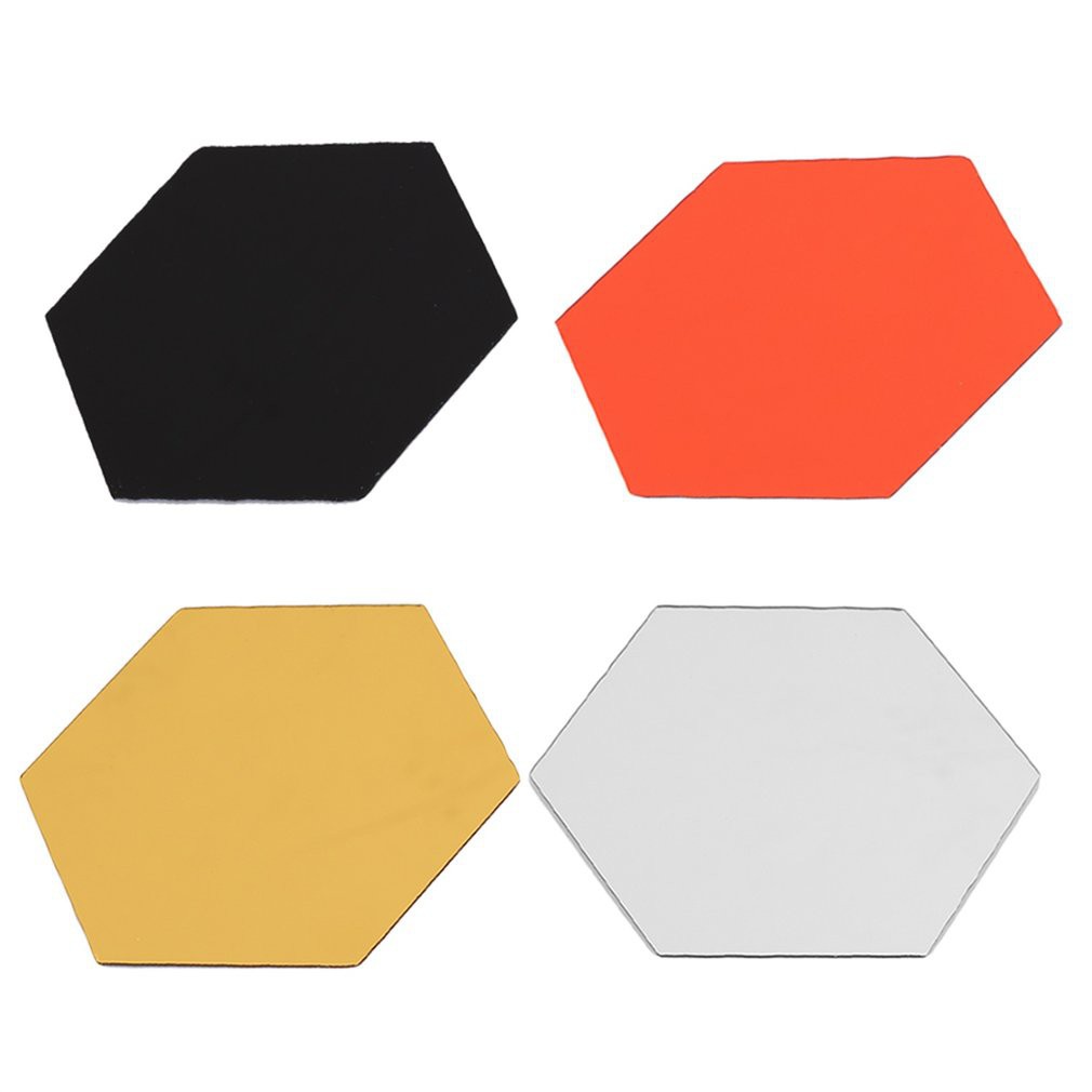 Sticker lục giác tráng gương 3D dán tường trang trí nhà cửa