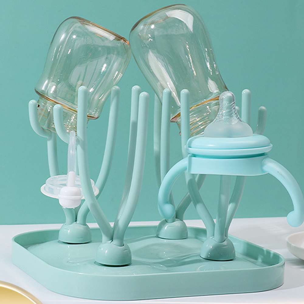 Khay úp bình sữa, núm ty nhỏ gọn cho bé