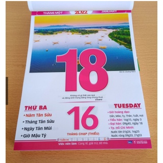 Lịch Bloc Đại Khổ 14,5cm x 20,5cm 2023