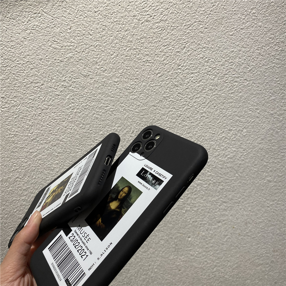 Ốp điện thoại IMD Silicon họa tiết tranh dầu chống sốc cho IPHONE 12PRO MAX 12MINI 11PRO MAX XS MAX XR SE 2020 7 8 | BigBuy360 - bigbuy360.vn