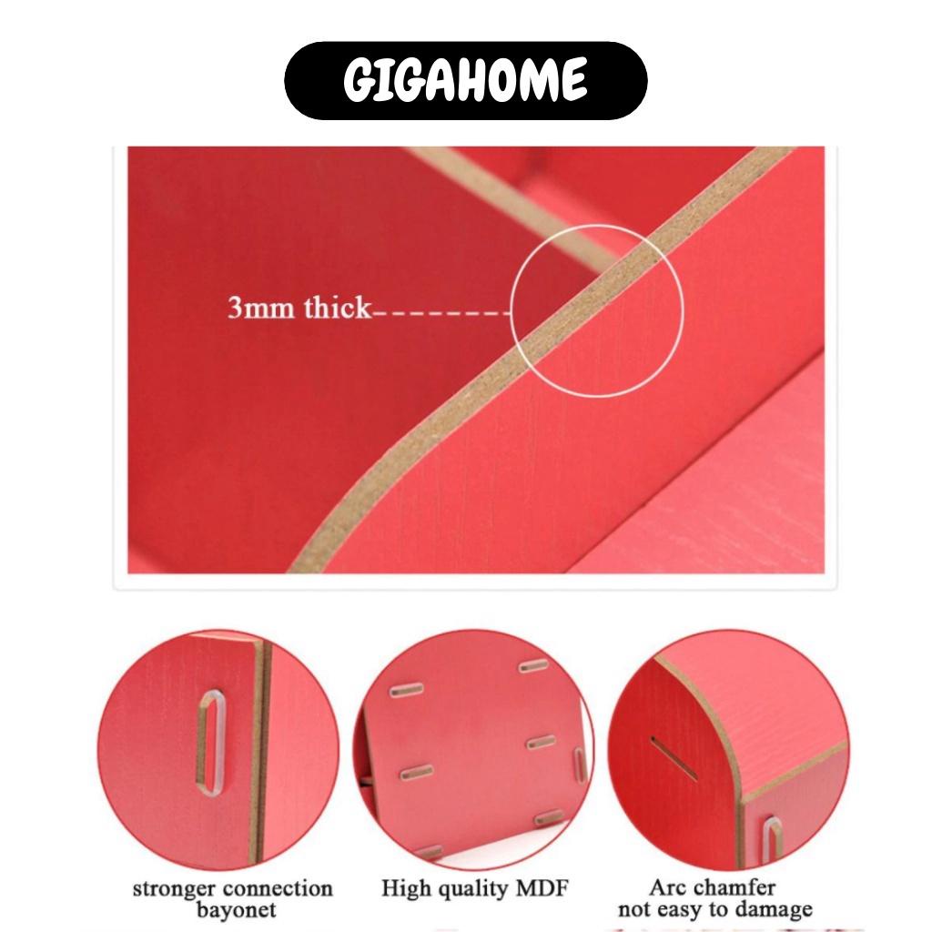Kệ Mỹ Phẩm GIGAHOME Kệ Đựng Mỹ Phẩm Son Có Gương Giúp Đựng Đồ Makeup Trang Điểm 3123
