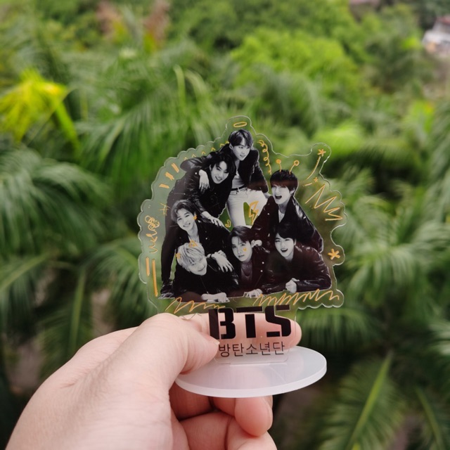Standee BTS MOTS 7 - tượng mica