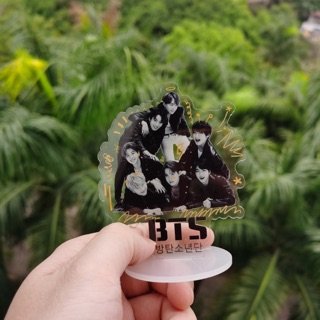 Standee bts mots 7 - tượng mica