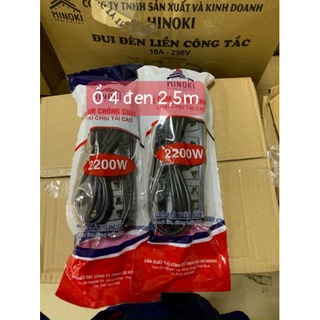 Ổ cắm điện dây đen chịu tải cao 2000W hàng Việt Nam