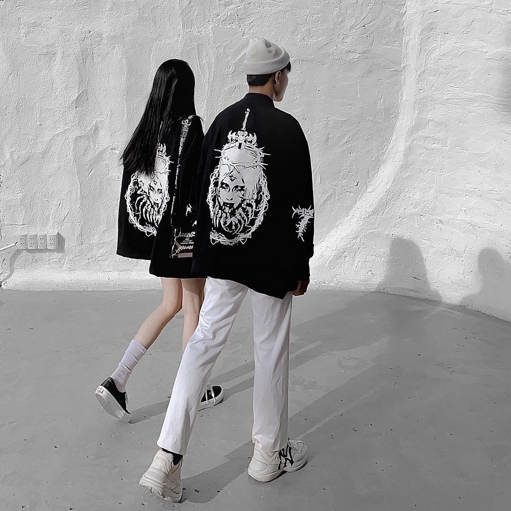 Áo Khoác Cardigan VAH Death &amp; Devil Unisex Nam Nữ Chất Nỉ Nhẹ