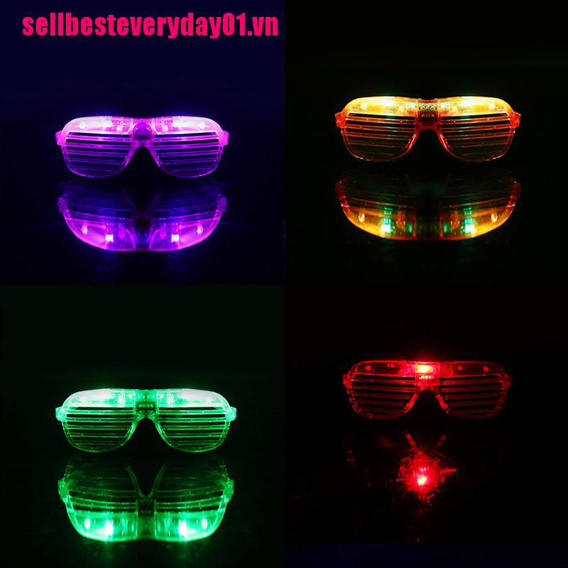 Kính Mát Có Đèn LED Phát Sáng Phong Cách Giáng Sinh Cho DJ
