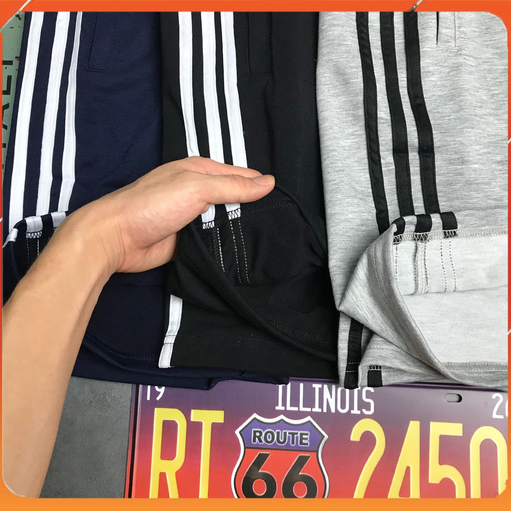 BST Quần Đùi Nam 3 Sọc, Chất Nỉ Da Cá Phong Cách Thể Thao | BigBuy360 - bigbuy360.vn