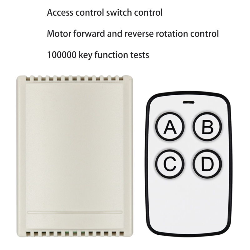 Remote Điều Khiển Từ Xa Nerf RF DC 12V 4 Kênh 315Mhz / 433Mhz Cho Rơ Le Ga Ra / Cửa Ra Vào