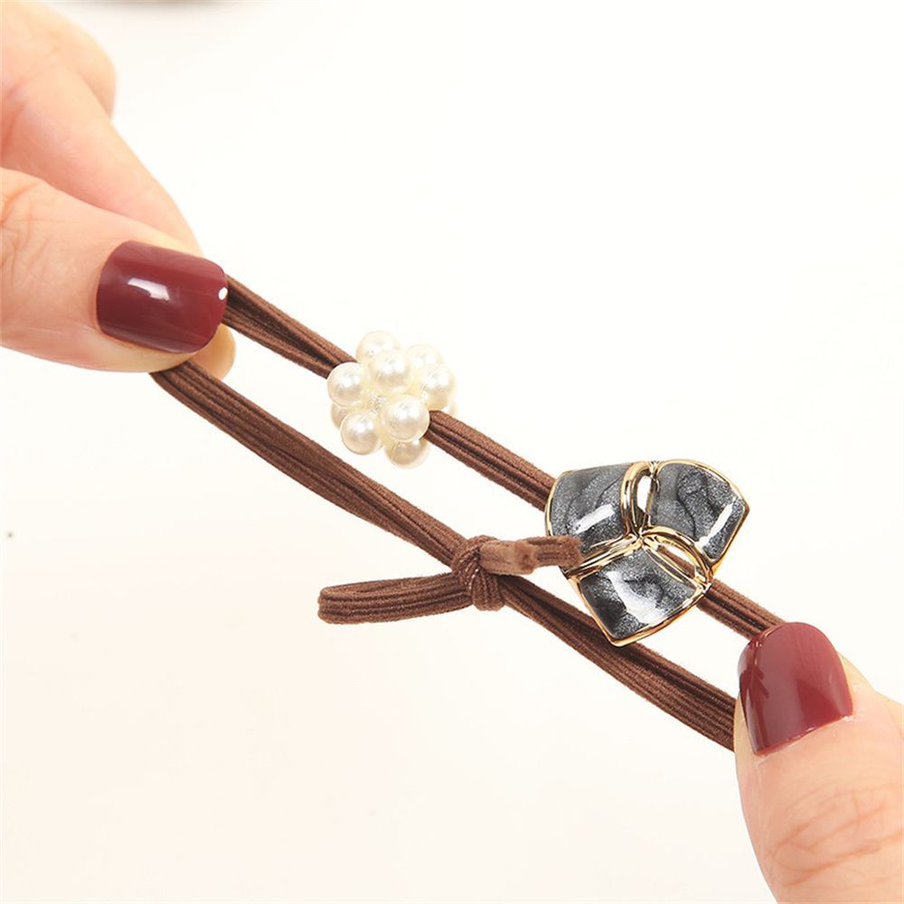 Dây buộc tóc độ co giãn cao nhiều màu sắc dễ thương MIHAN1 dành cho nữ