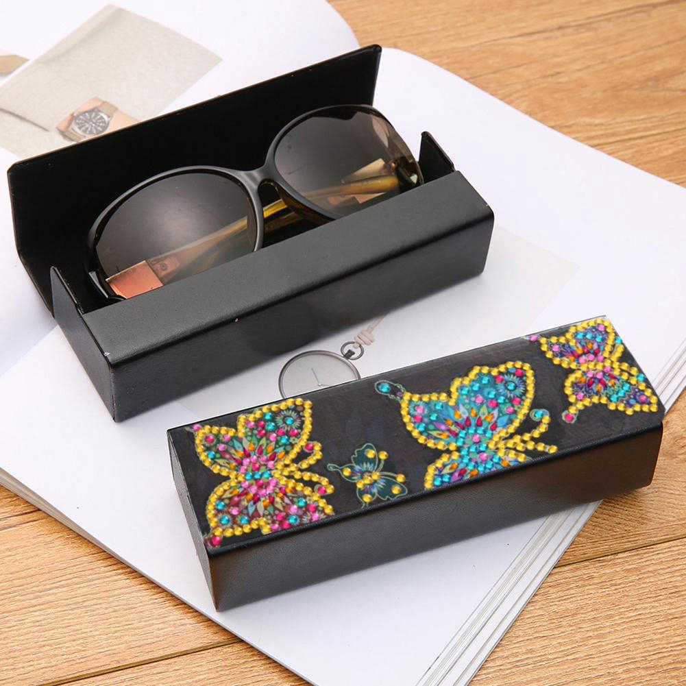 【lu】Sunglasses Case Durable Sturdy Eyeglasses Goggles Protection Box for Most Sunglasses