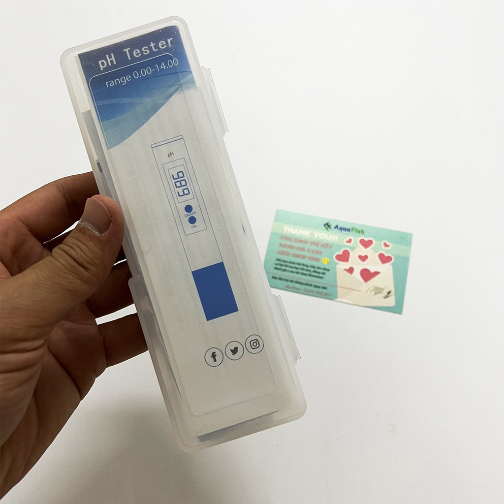 Máy Đo PH Cầm Tay Chuyên Dụng Cho Bể Cá Cảnh, Hồ Cá Koi (độ chính xác rất cao)