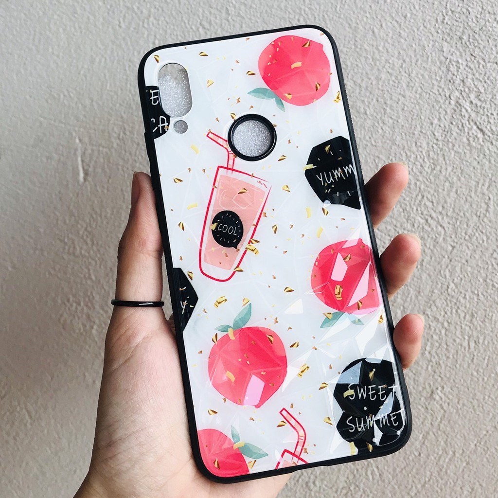 Ốp lưng kính 3D cho xiaomi note 7 / redmi 7 / mi 8 / mi 9 / mi 9 se / mi 8 lite