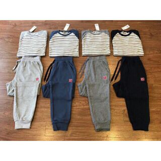 Bộ nỉ Nam kẻ Uniqlo