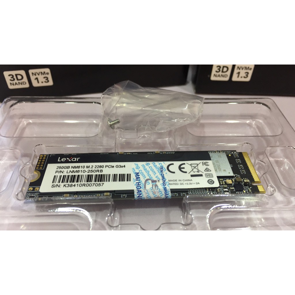 ổ cứng SSD Lexar NM610 250GB  NVMe (2280) chính hãng | BigBuy360 - bigbuy360.vn